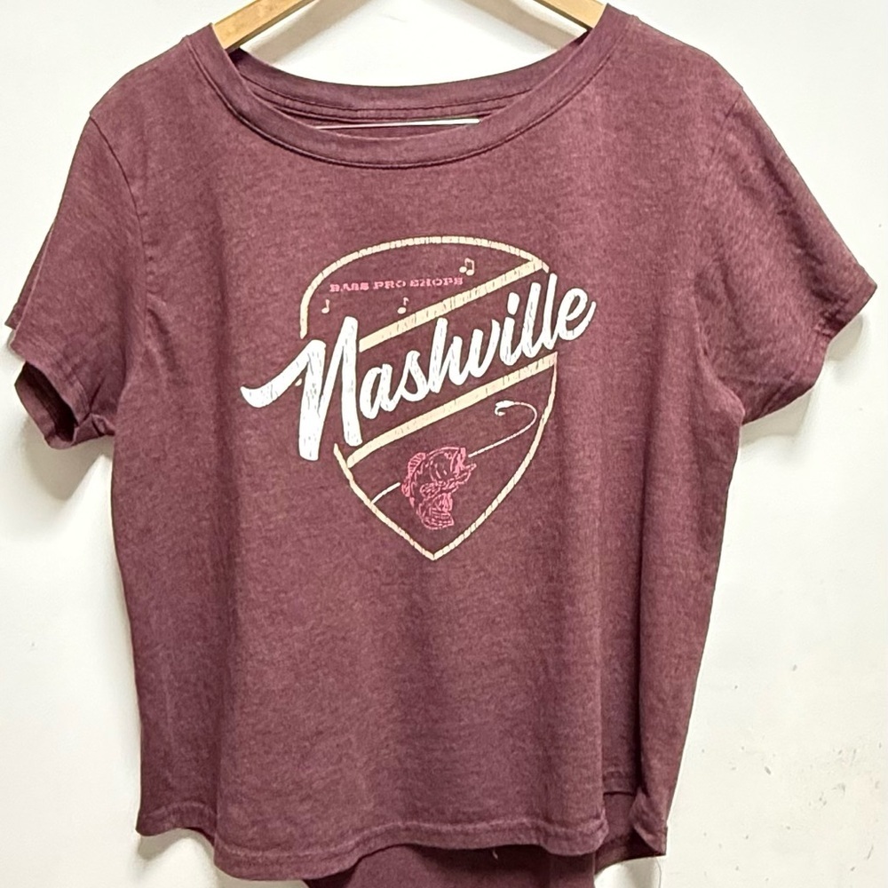 Bass Pro Shops Nashville Graphic Tee - Burgundy Size 2XL